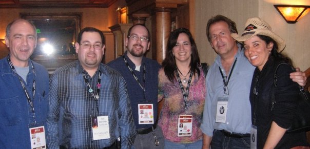 Scott Bate, The Langlais Bros. Vivi Gregg, Terry Rossio, & Vicky Iglesias at the Austin Film Festival.
