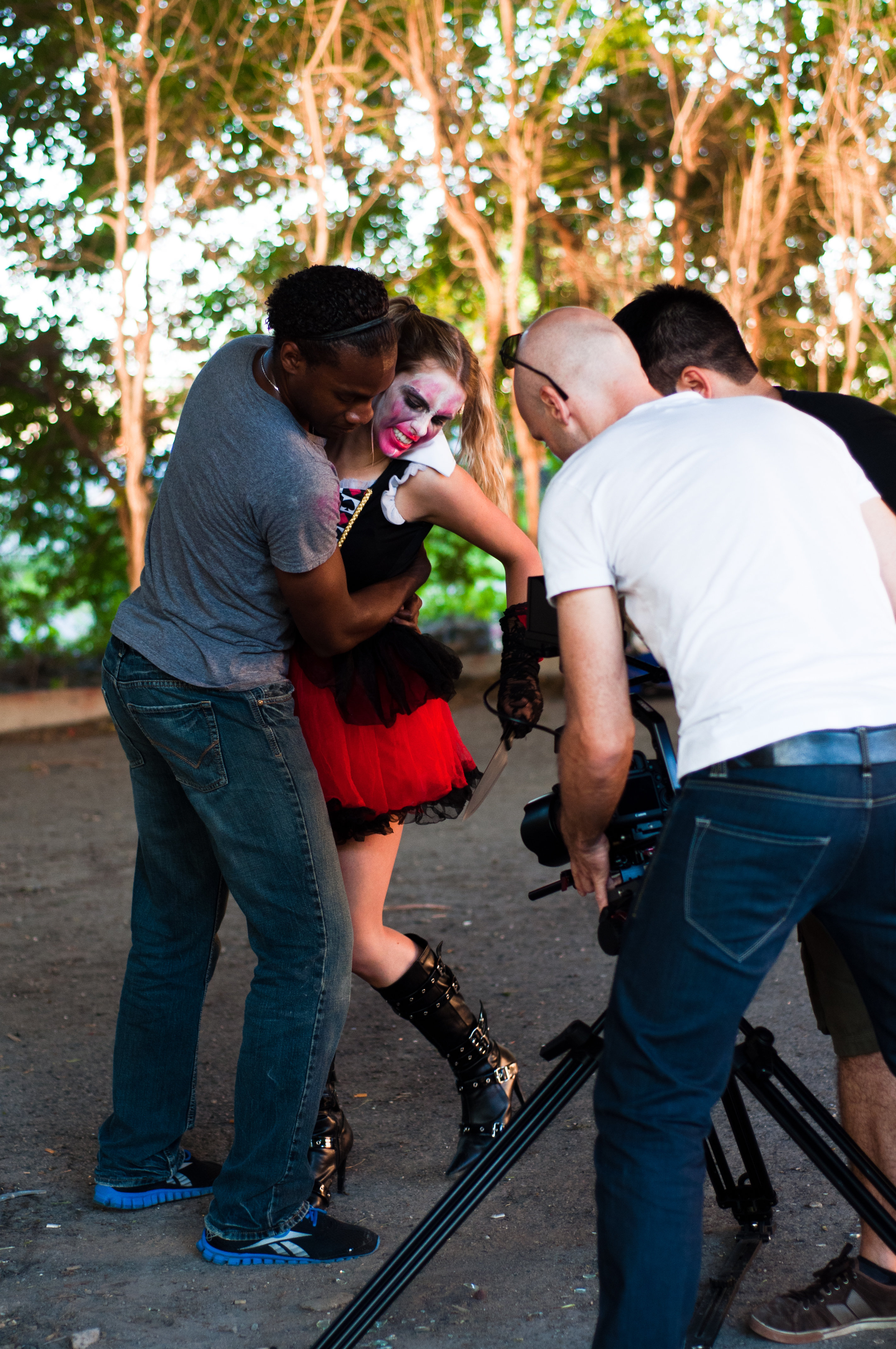 Woodson Louis, Pierre-Alain Faubert and Jeanne Heckmann-Adam in Furieuse (2015)