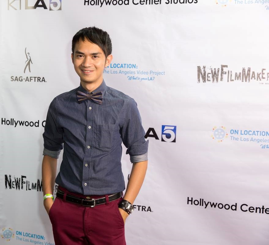 Zedrick Restauro at event of film festival, On Location: The LA Video Project where The Wisdom Tree premieres, a film he co-wrote, produced, and stars in.
