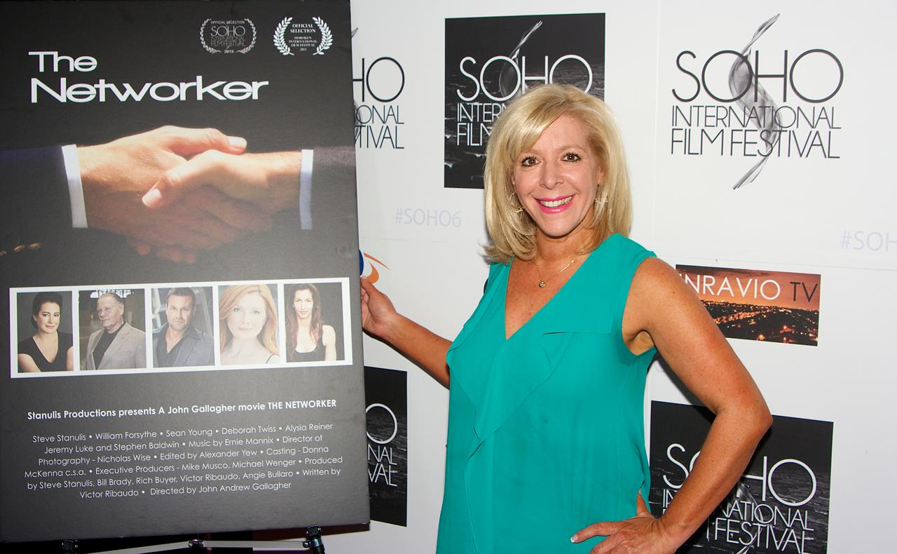 At the world premiere of The Networker at the Soho International Film Festival