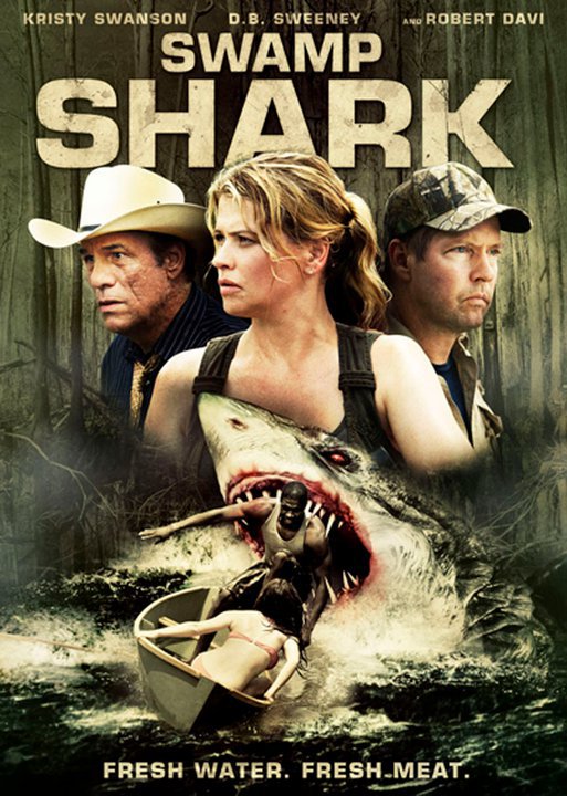 Official Poster (in boat) - Swamp Shark SyFy