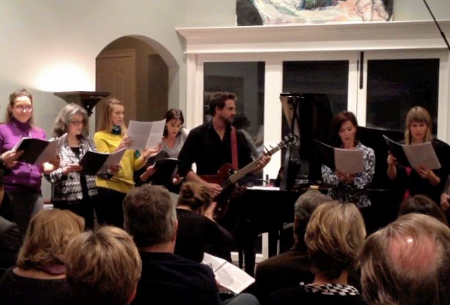 Concert night with the LA Studio Singers, March 2014.