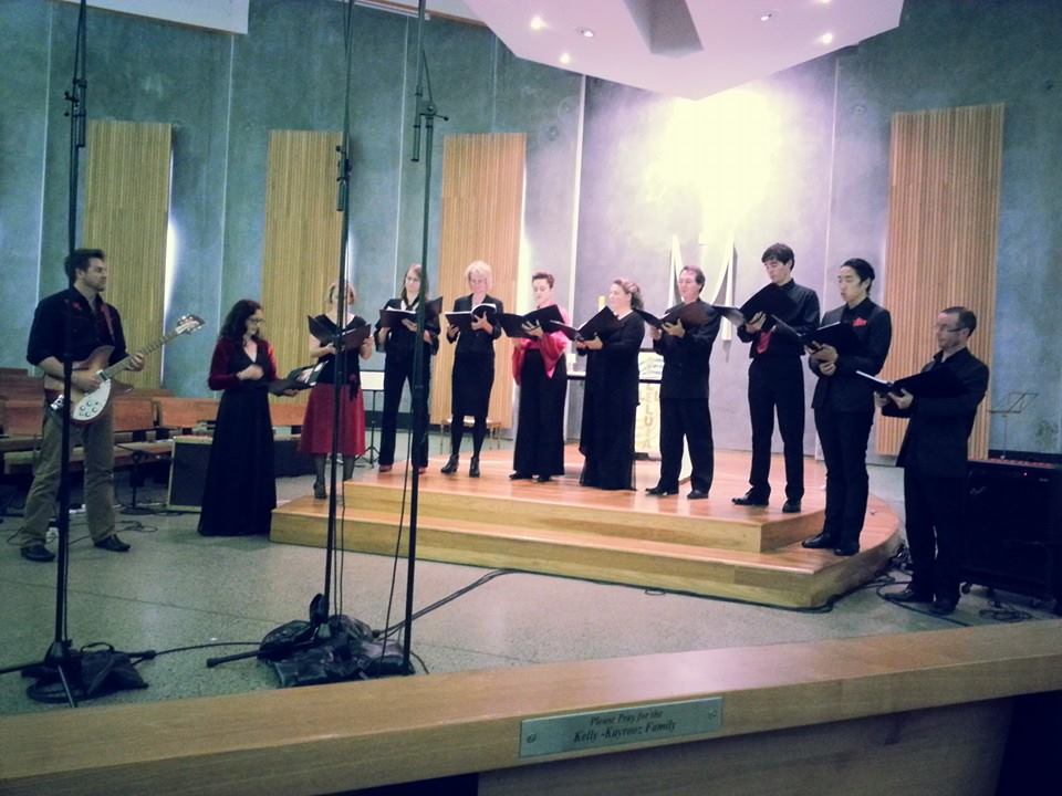 Premiere of 'Piagne e Sospira', perf. with Baroque Voices, May 8 2015