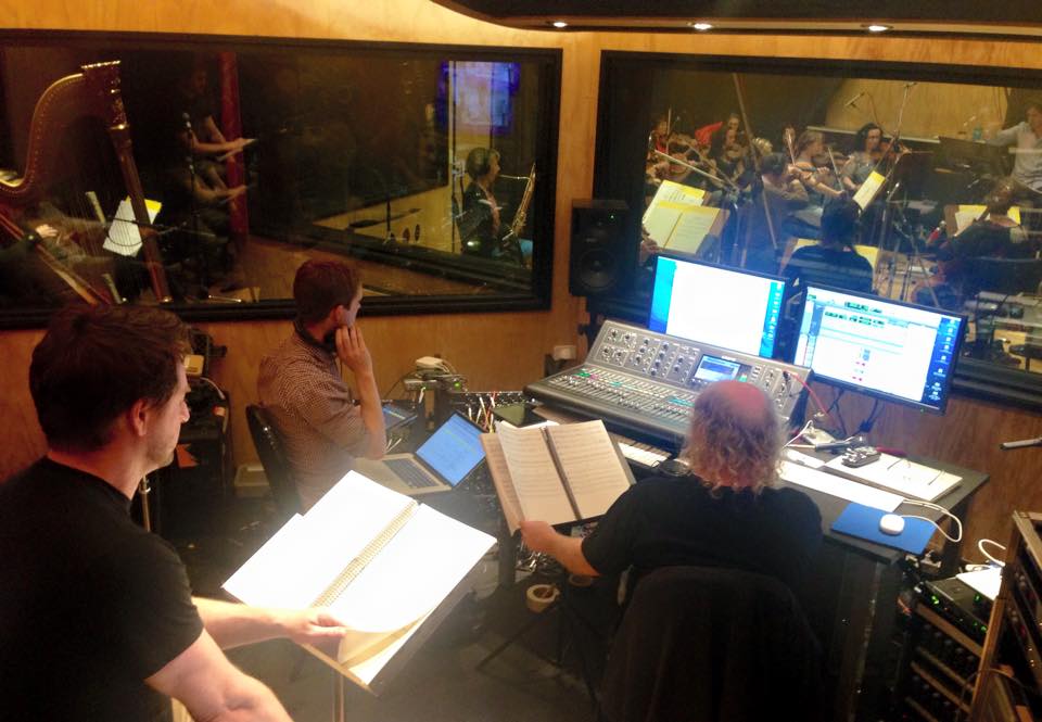 Recording with the Christchurch Symphony Orchestra - 