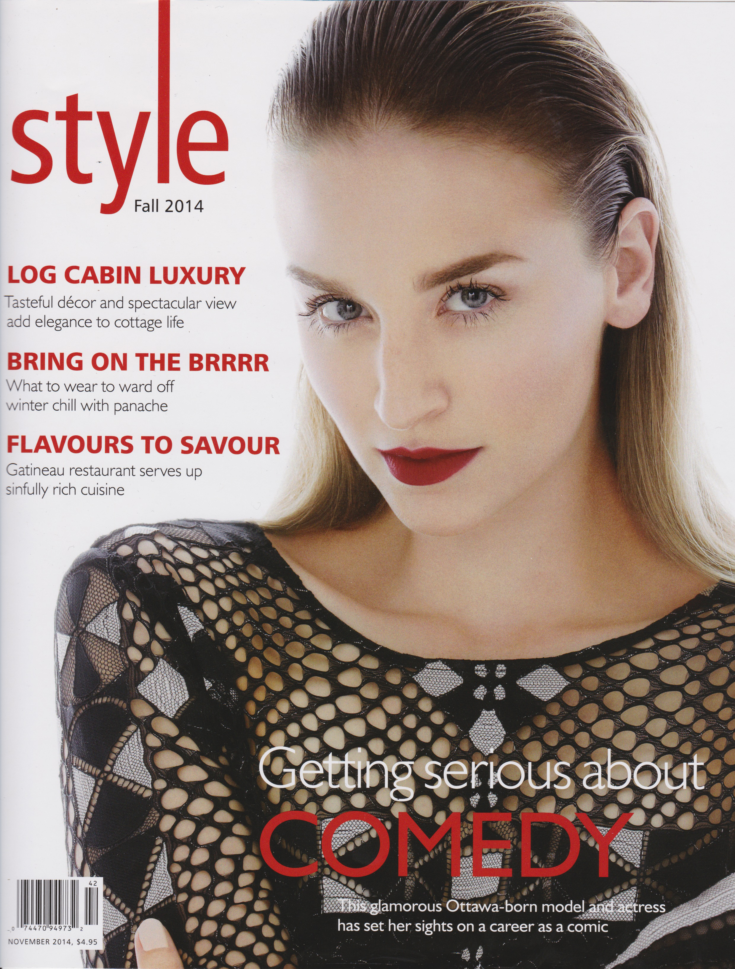 Brianna Barnes on Cover of Style