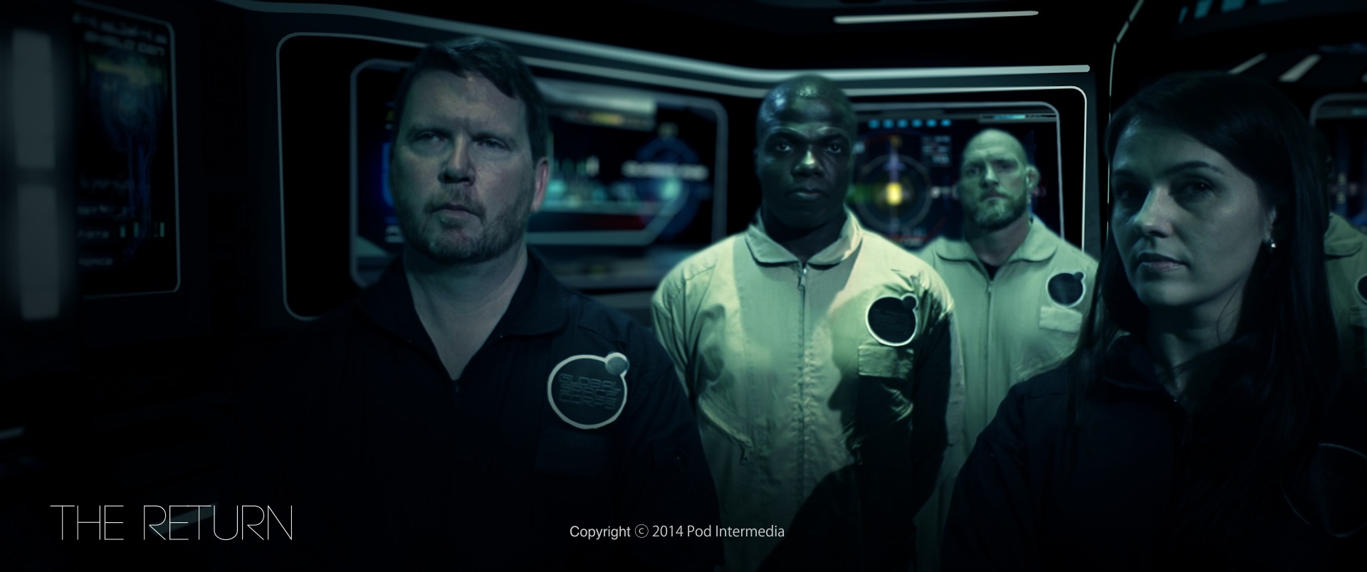 Still from The Return with Reno Wilson, Keith Jardine, Trine Christensen