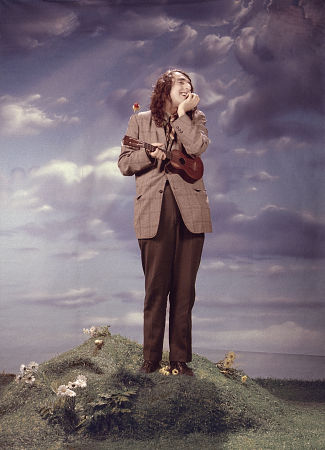 Tiny Tim At a photo shoot for his album 