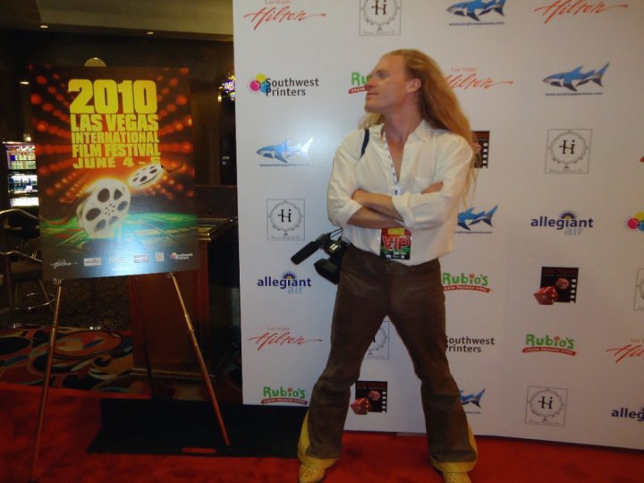 Vancouver Vagabond Heath Tait at the 2010 Las Vegas International Film Festival.