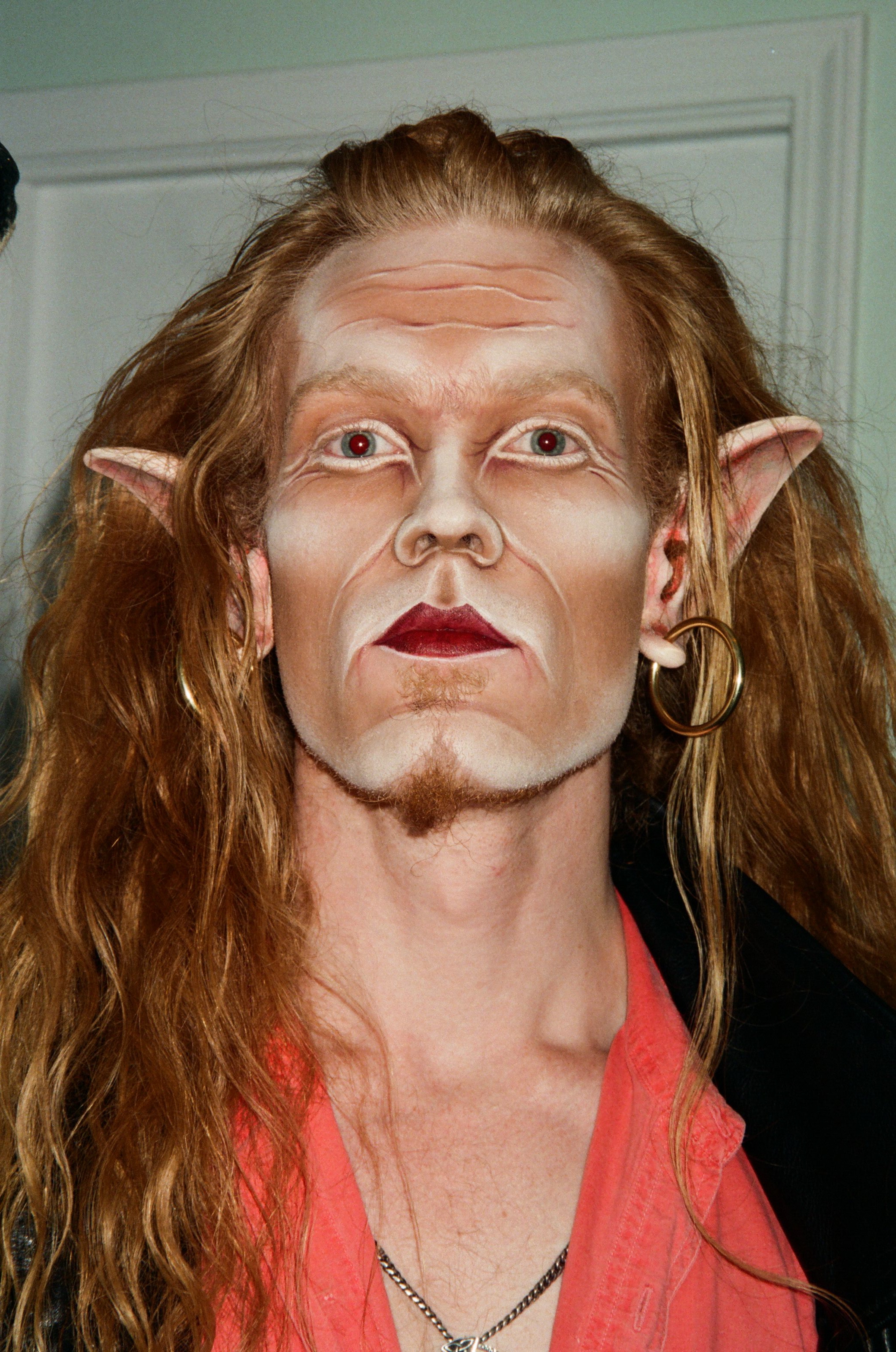 Halloween 1997, simple self-makeup.
