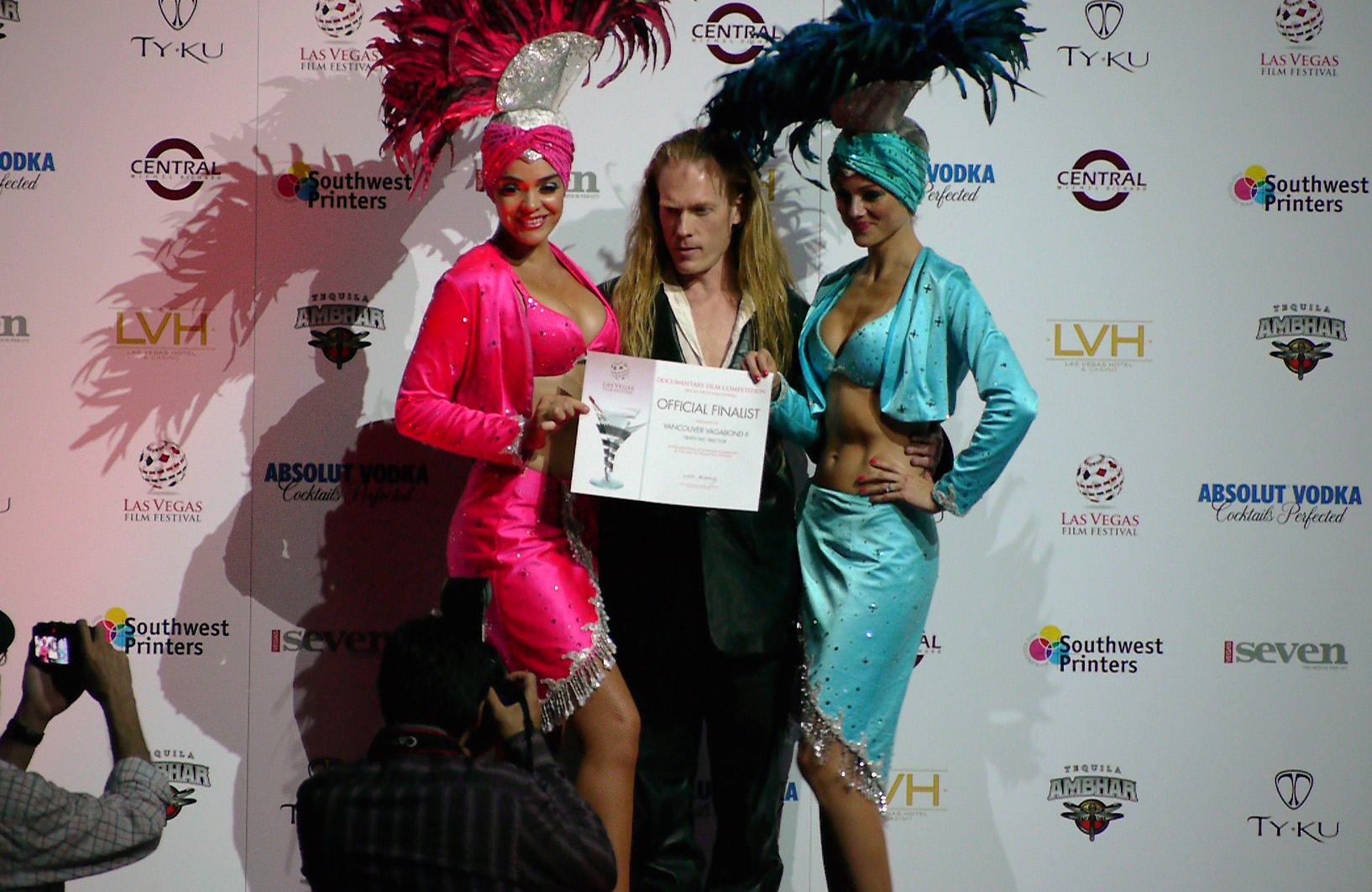 Las Vegas Film Festival 2012. Vancouver Vagabond II wins the Wild Ace Award (the 2012 