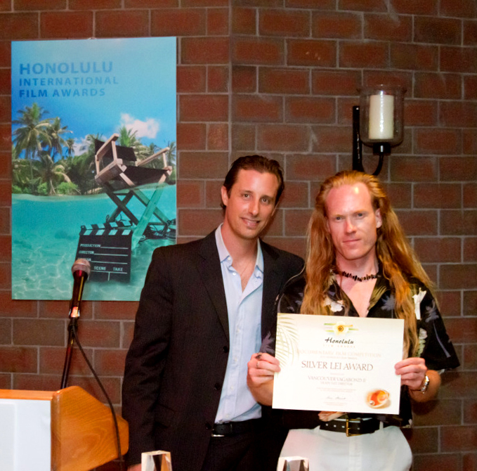 Vancouver Vagabond II wins the Silver Lei, Honolulu Film Awards, May 2012.
