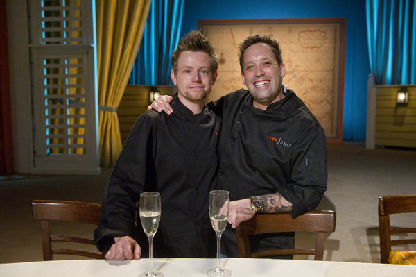 Still of Richard Blais and Michael Isabella in Top Chef (2006)