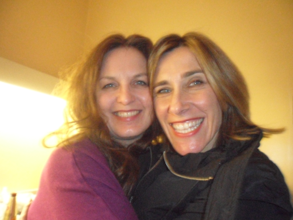 With writer Marilyn Tofler