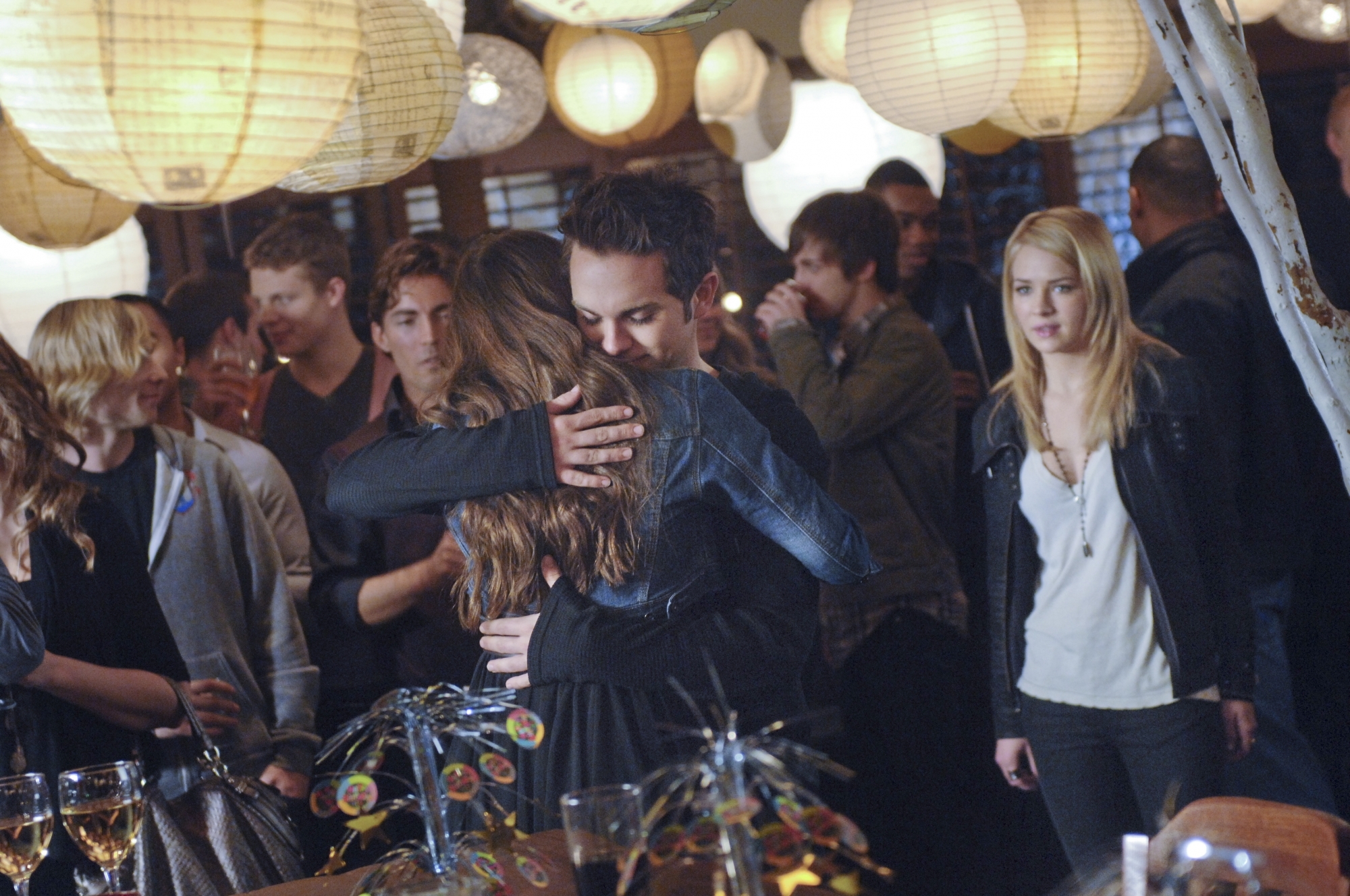 Still of Thomas Dekker, Britt Robertson and Shelley Hennig in The Secret Circle (2011)