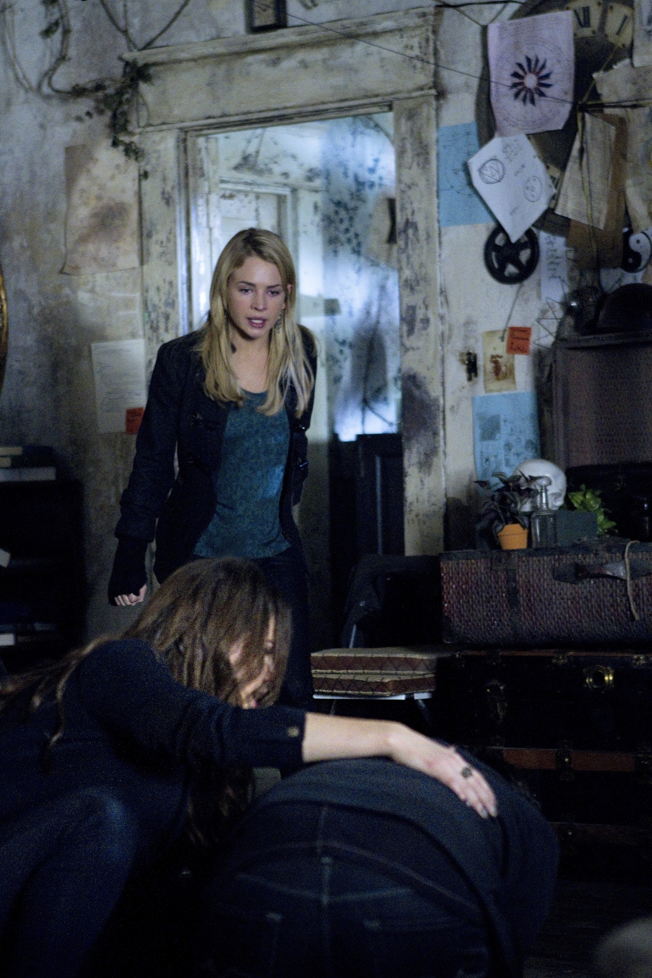 Still of Britt Robertson and Shelley Hennig in The Secret Circle (2011)