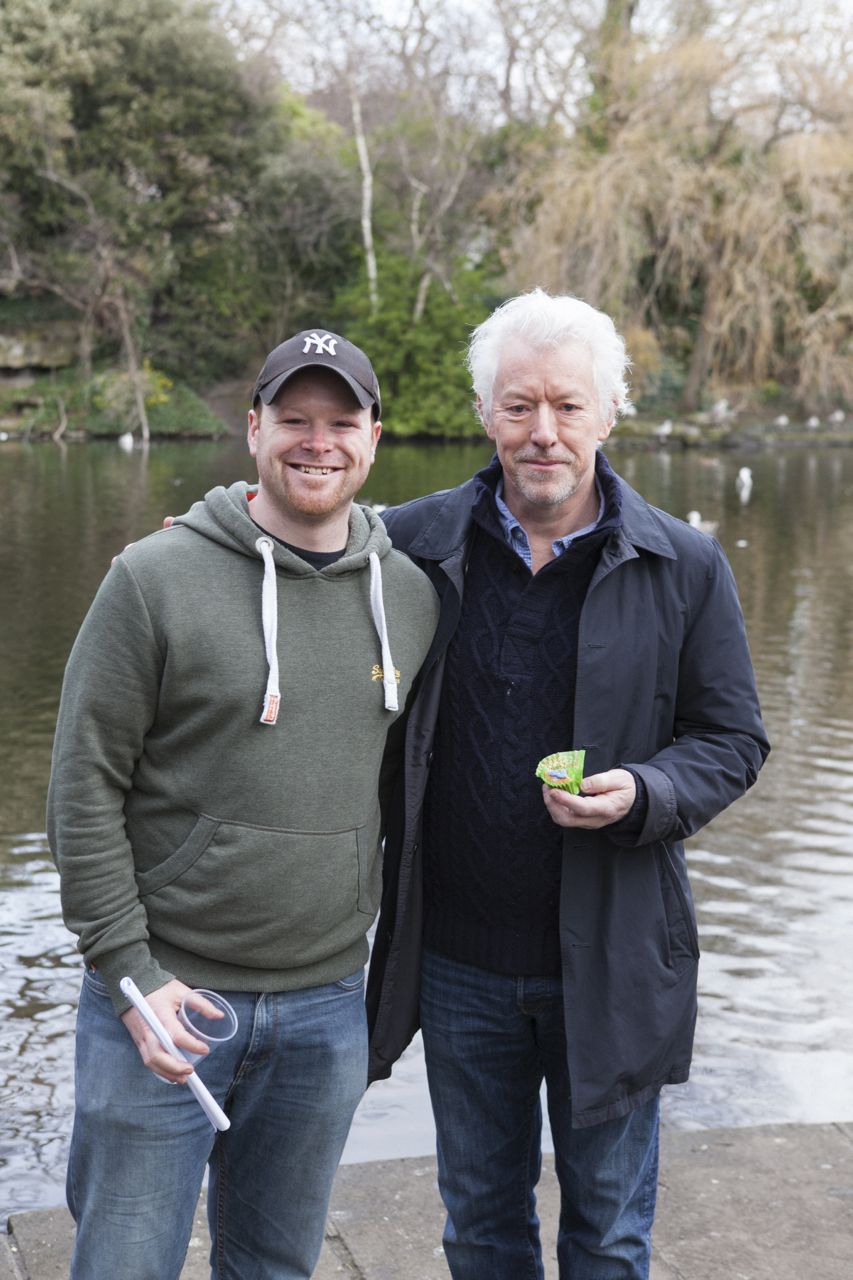 Mark Sheridan with IFTA award winning actor Nick Dunning