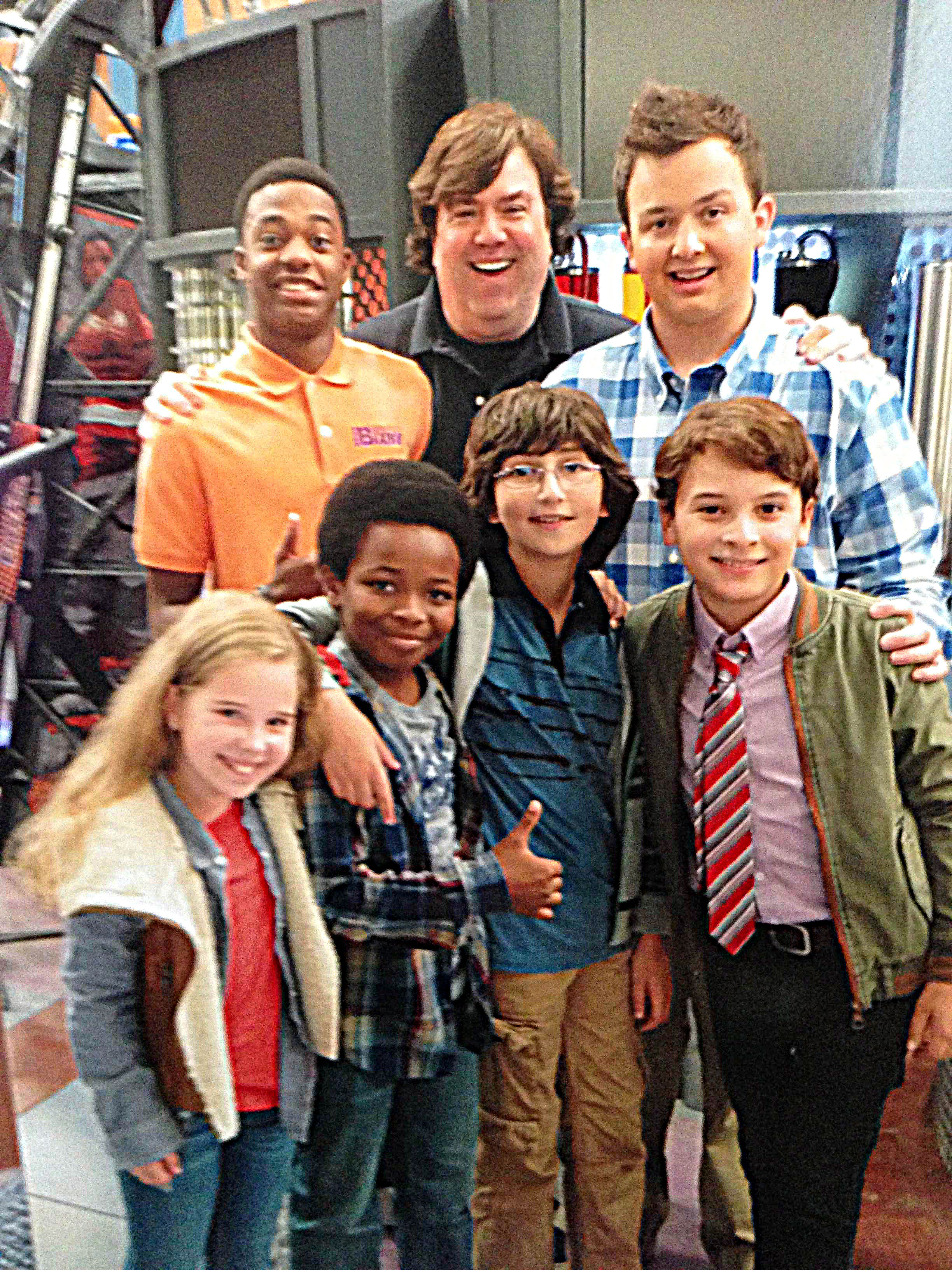 The Cast and Producer, Dan Schneider, of Nickelodeon's pilot, 