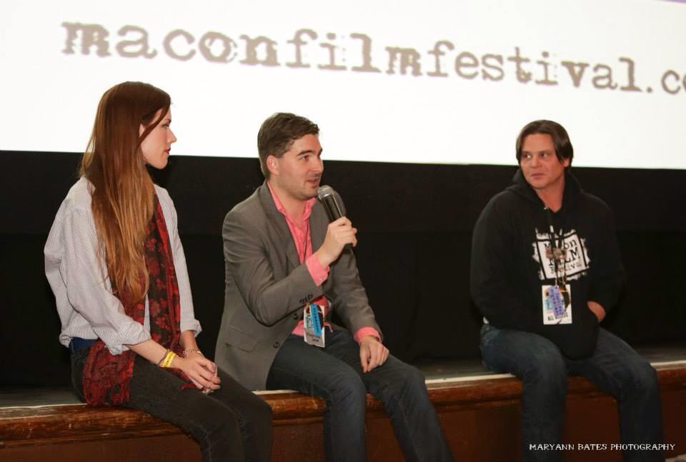 Q&A portion of the Macon Film Festival for 