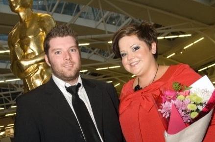 Tom Wadlow (Director) & Chrissa Maund (Producer) at the red carpet film premiere of The Apartment, May 2009.