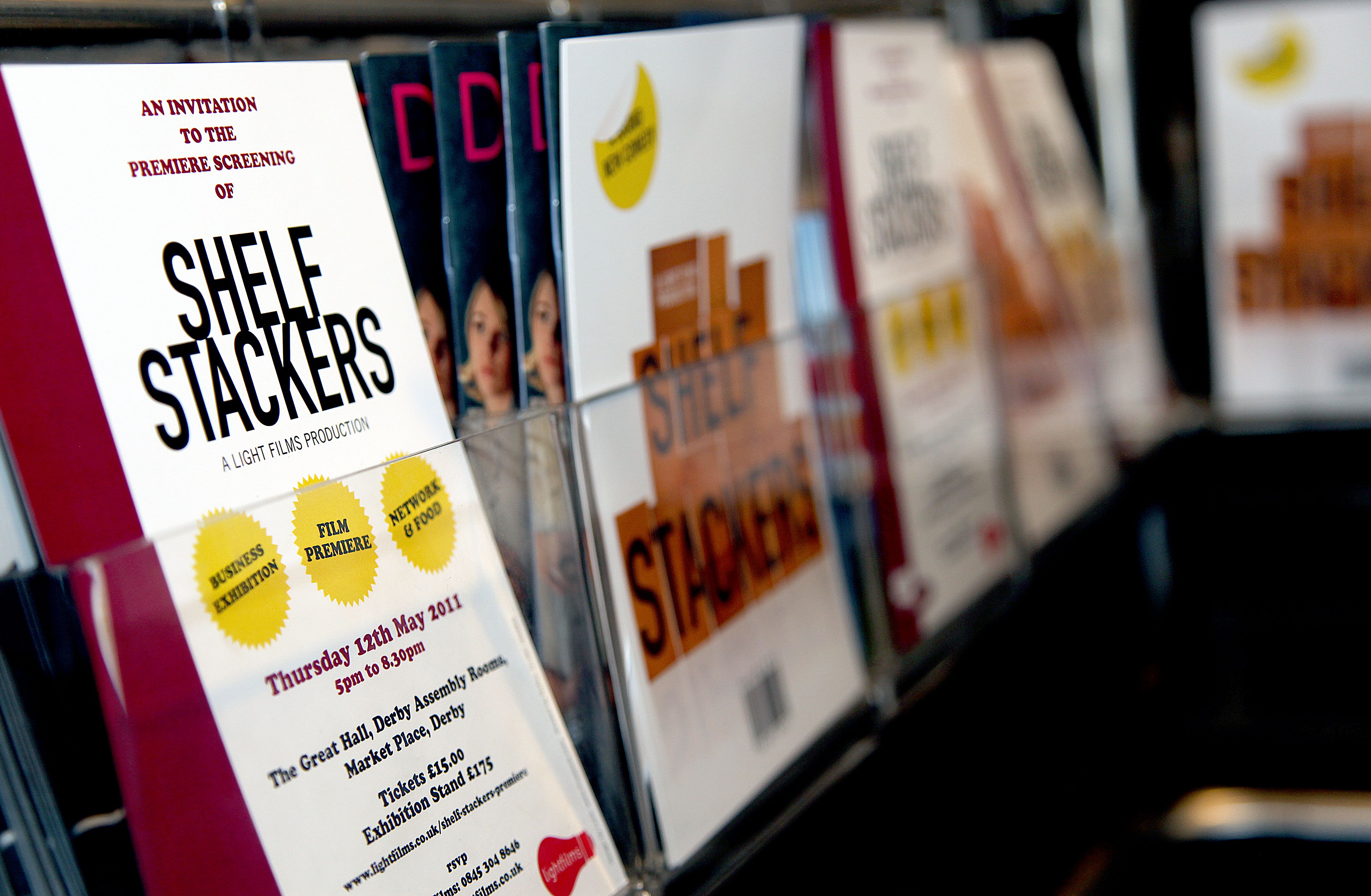 Publicity and marketing for Shelf Stackers, a Light Films independent film released and premiered in 2011. Publicity and event management by Chrissa Maund for Light Films.