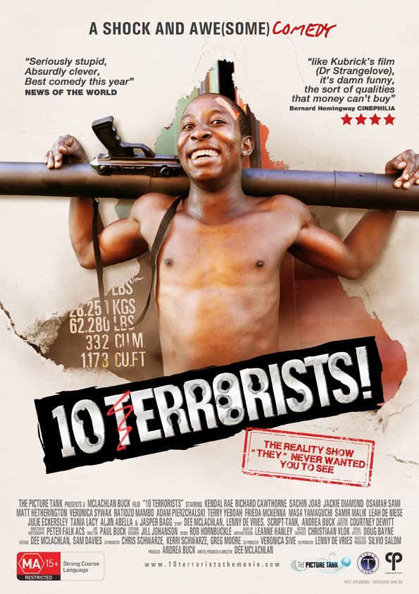 Movie Poster for 10 Terrorists featuring Terry Yeboah.