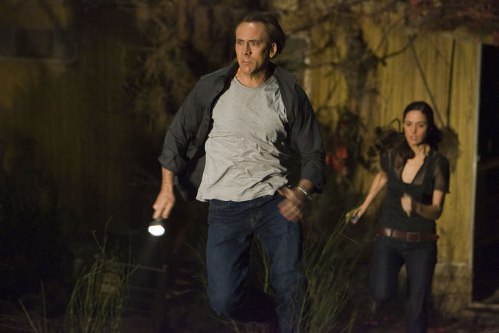 Still of Nicolas Cage and Rose Byrne in Suvokimas (2009)