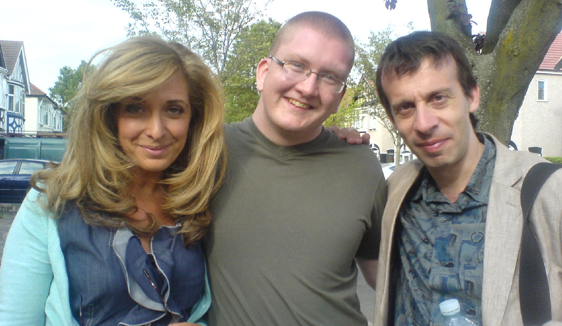 With Tracy Ann Oberman and David Schneider in 2010