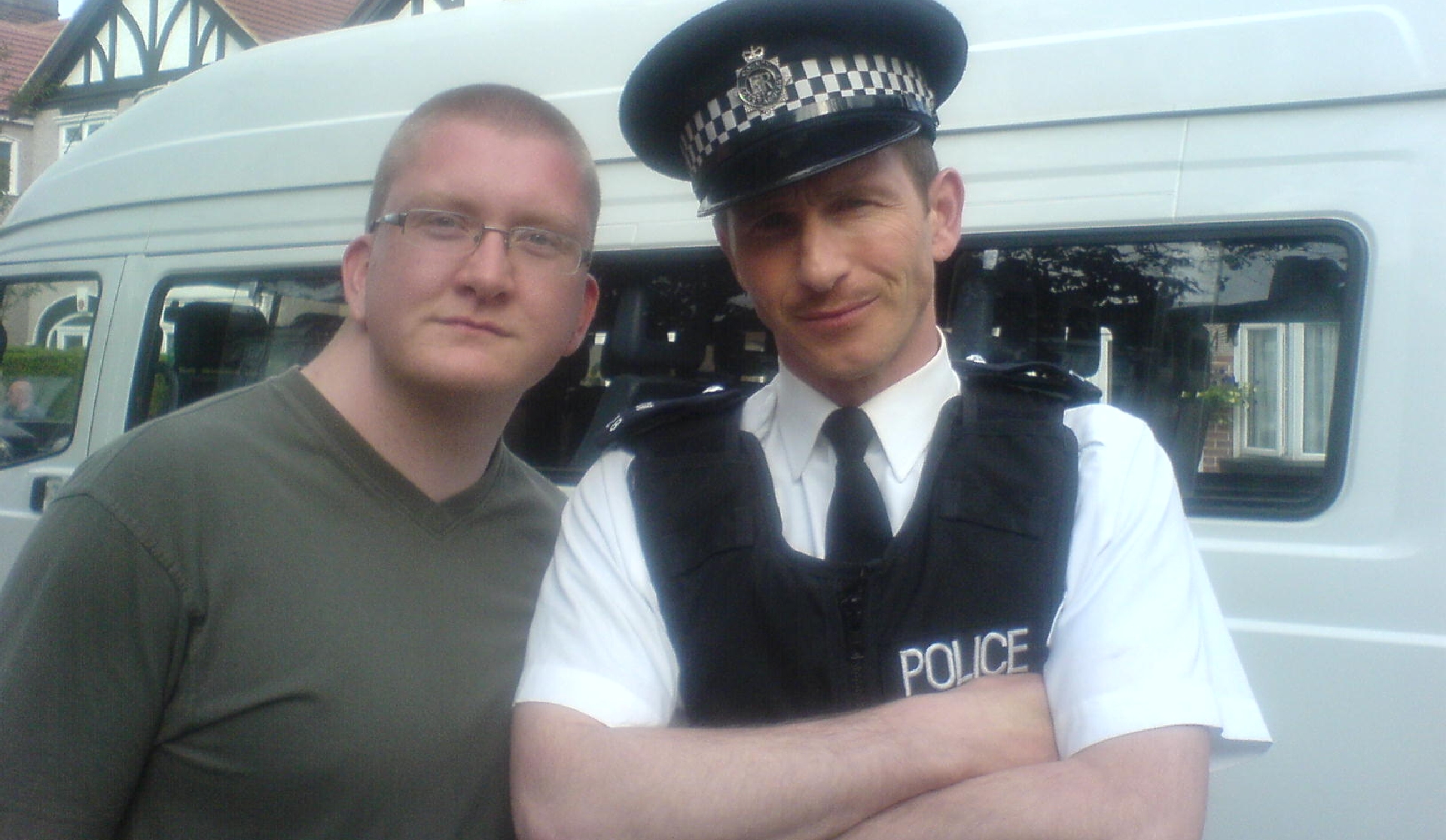 Shooting with Paul Kaye in 2010