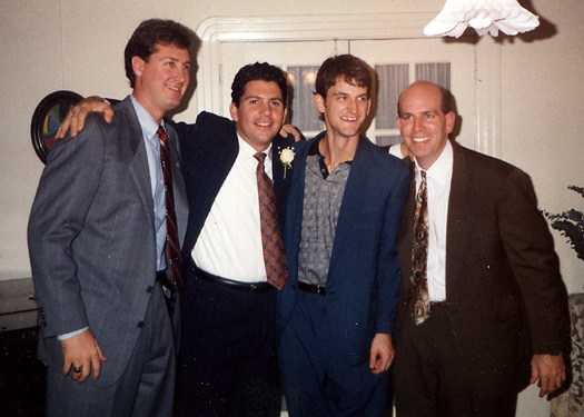 Best friends forever. Left to right, Billy H., Me, David C. and Francis Logiudice.