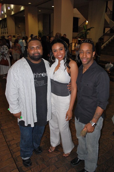 director Mike Pender, Chanee Davis and Troy T. Parham from the screening of 
