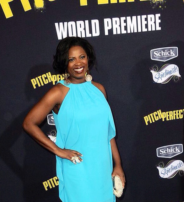 Sope Aluko arriving at Pitch Perfect 2 Red Carpet Premiere. Nokia Live Theatre, Los Angeles, CA Friday May 8th, 2015