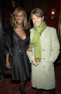 David Bowie and Iman at event of Empire (2002)