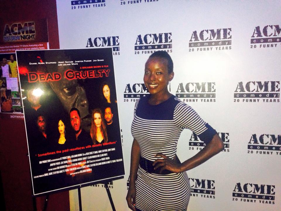 At Screening for Feature Horror Film 