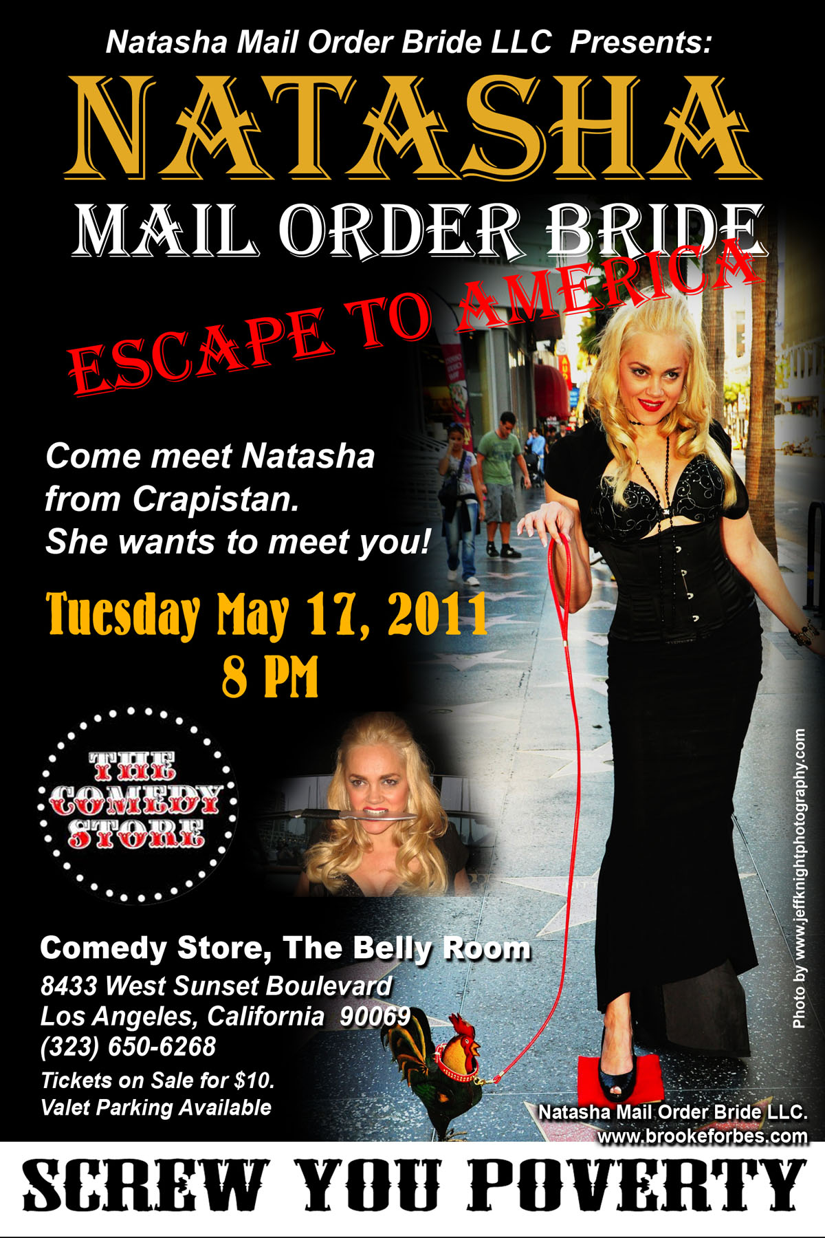 The World Famous Comedy Store, Stand-Up, Natasha the Mail Order Bride.