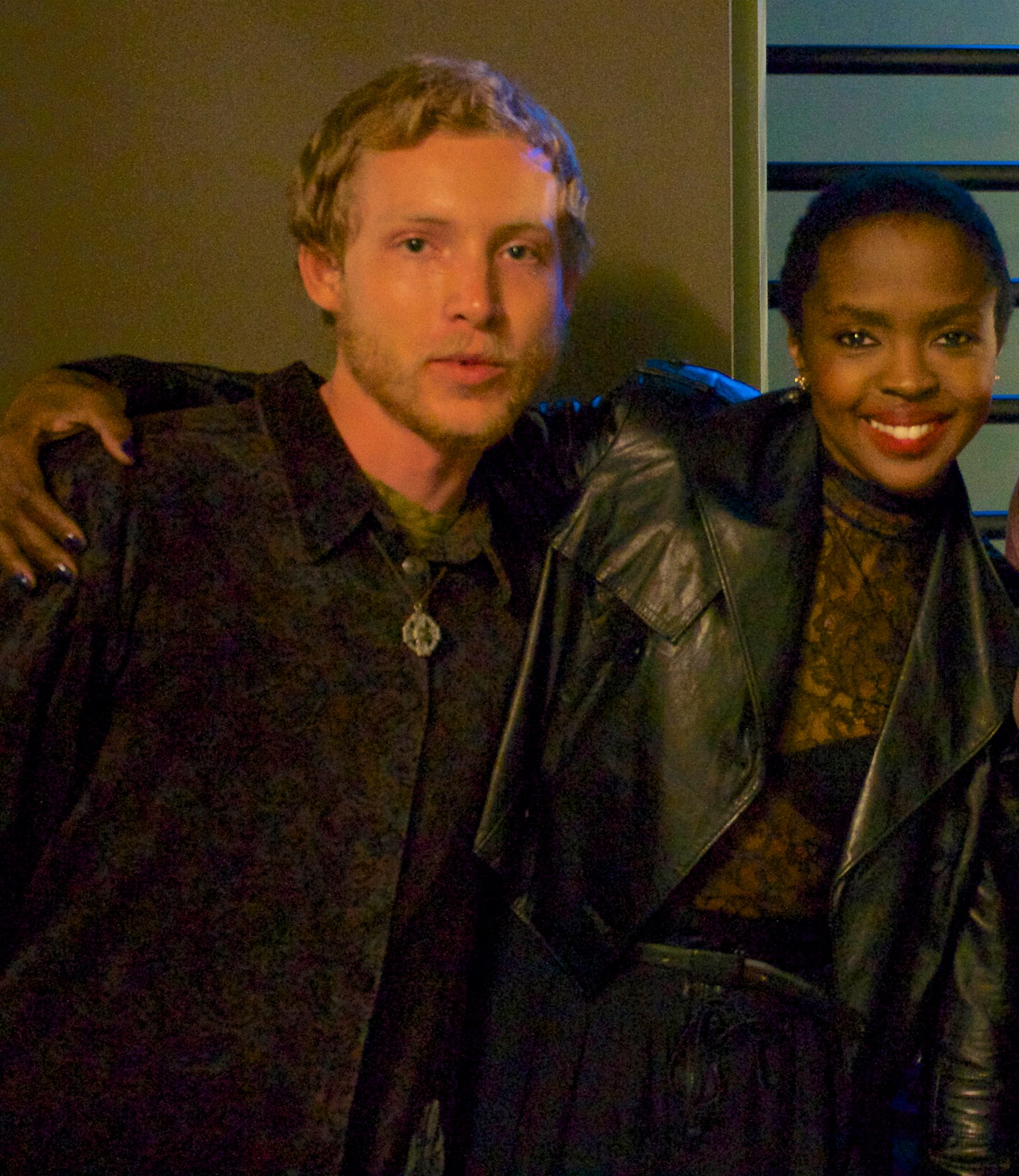 Lauryn Hill and me in LA Live, Nokia Theatre. I directed her first music video in ten years. It's called 'Consumerism.'