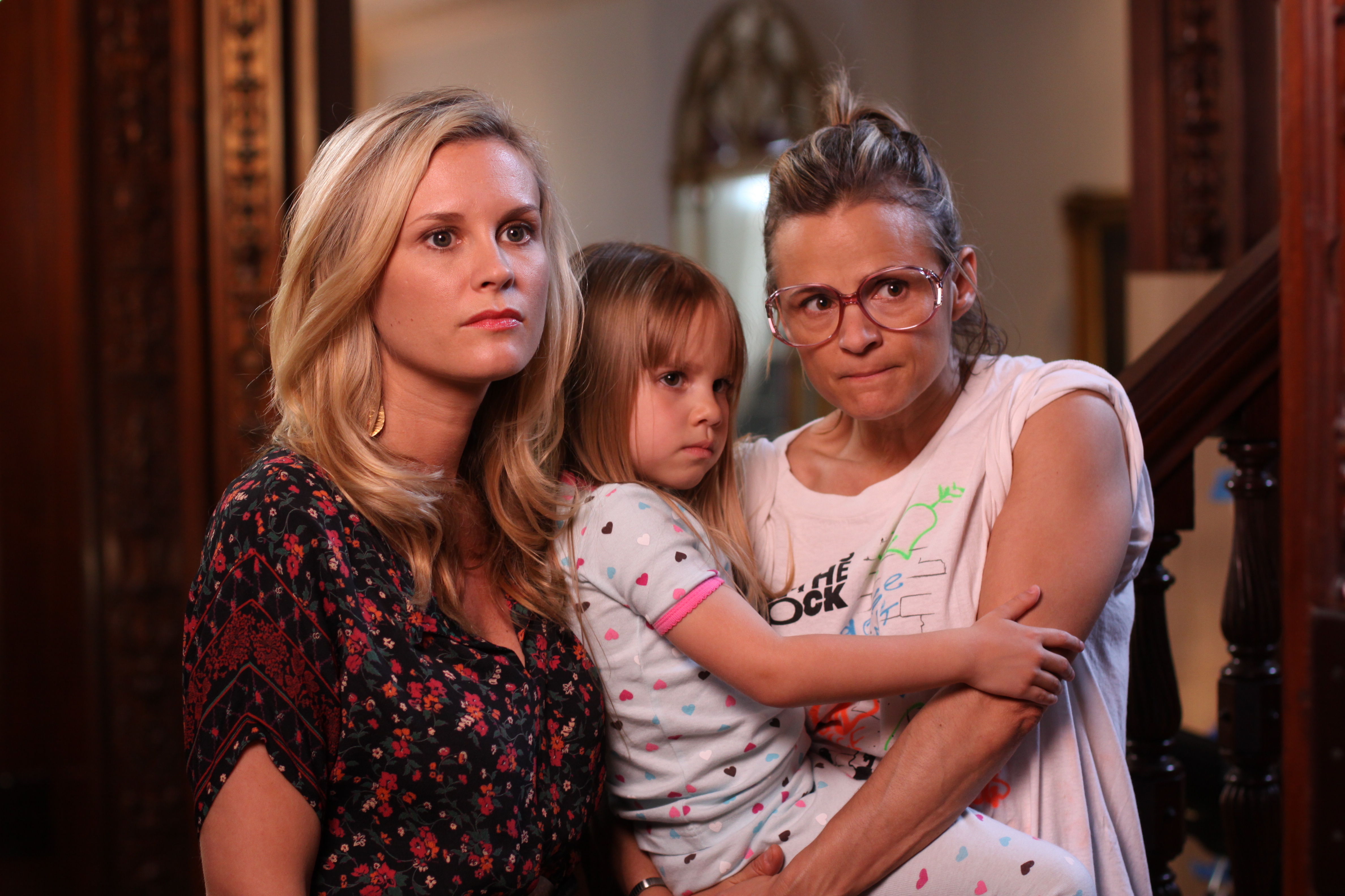 Still shot from The Best and the Brightest with Bonnie Somerville and Amy Sedaris.