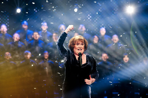 Still of Susan Boyle in America's Got Talent (2006)