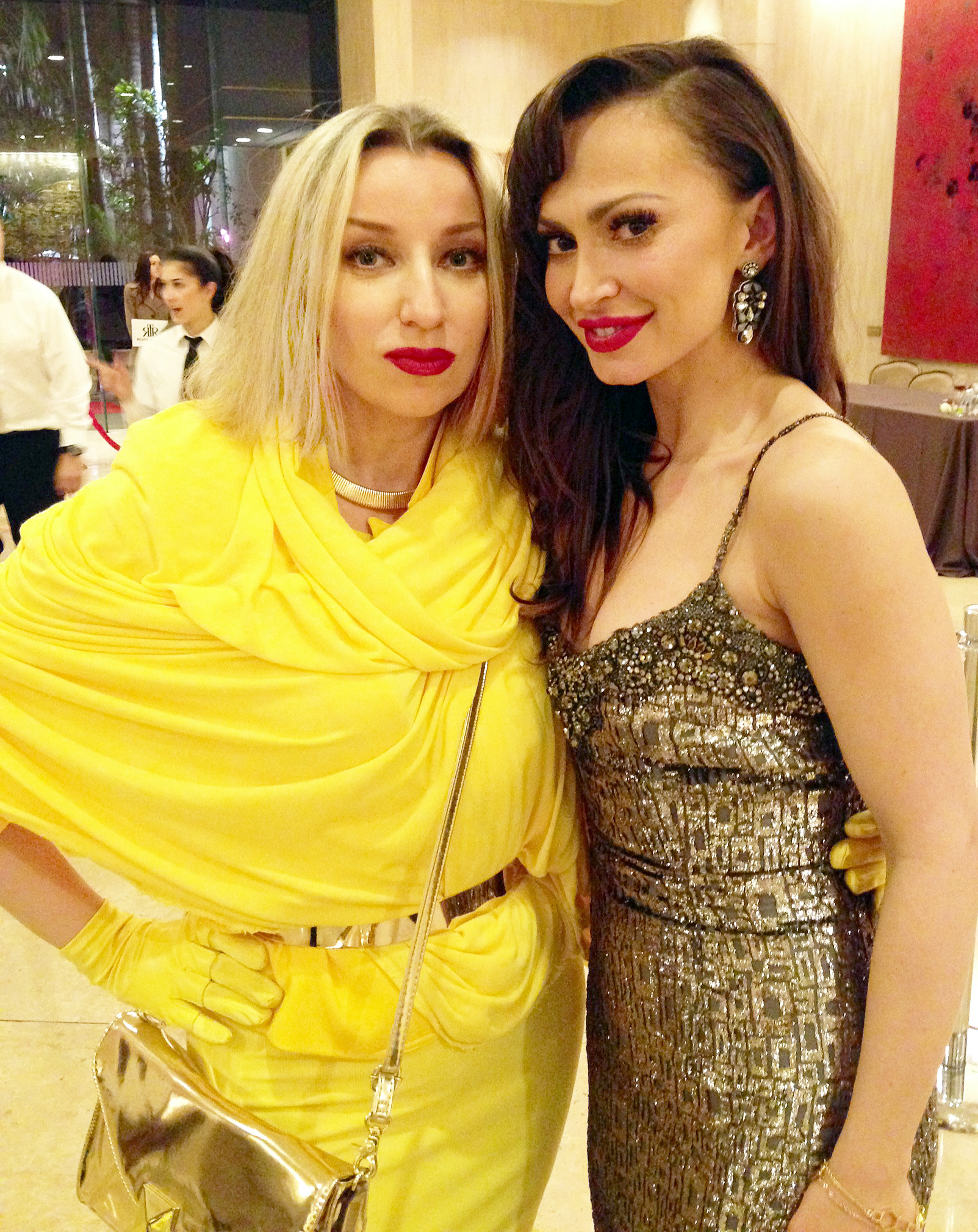 Valeria Goncharova Barrett. Valeria with Karina Smirnoff, 2014.