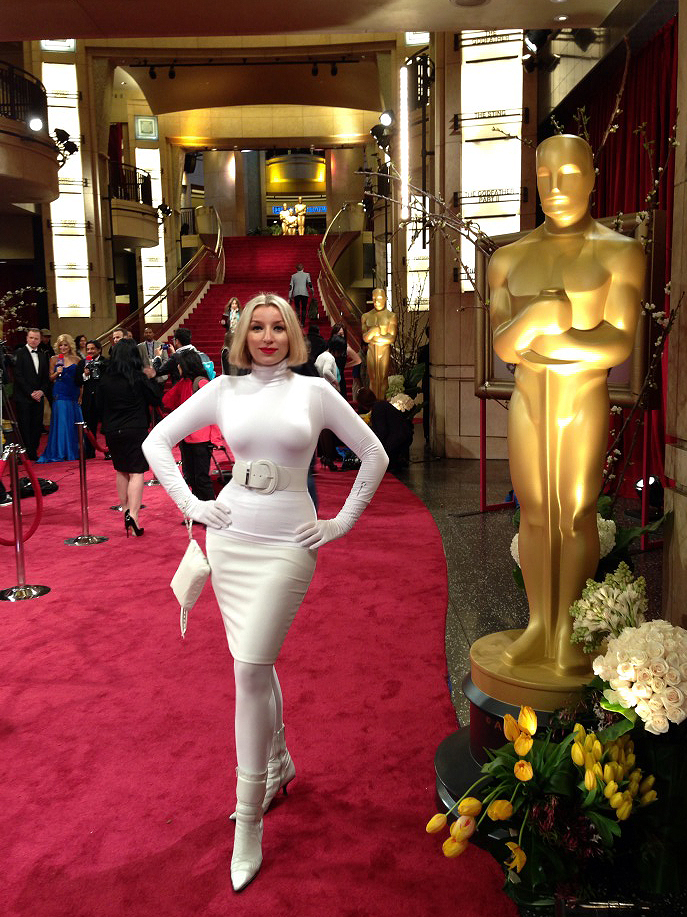 Valeria Goncharova Barrett. At the Oscars Academy Awards, 2014.