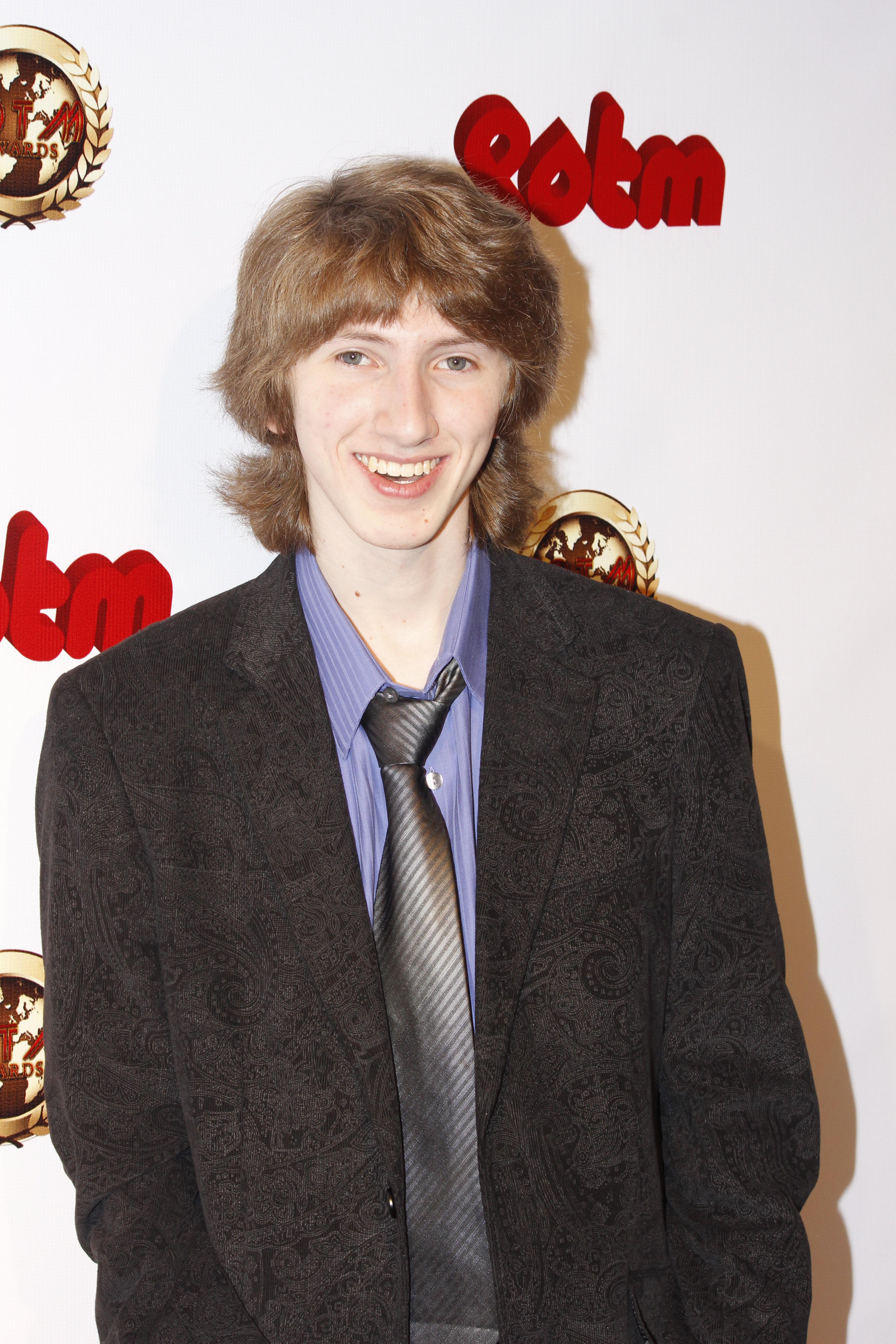Red carpet EOTM Awards 2013 Nominated Best Young Actor in a short film