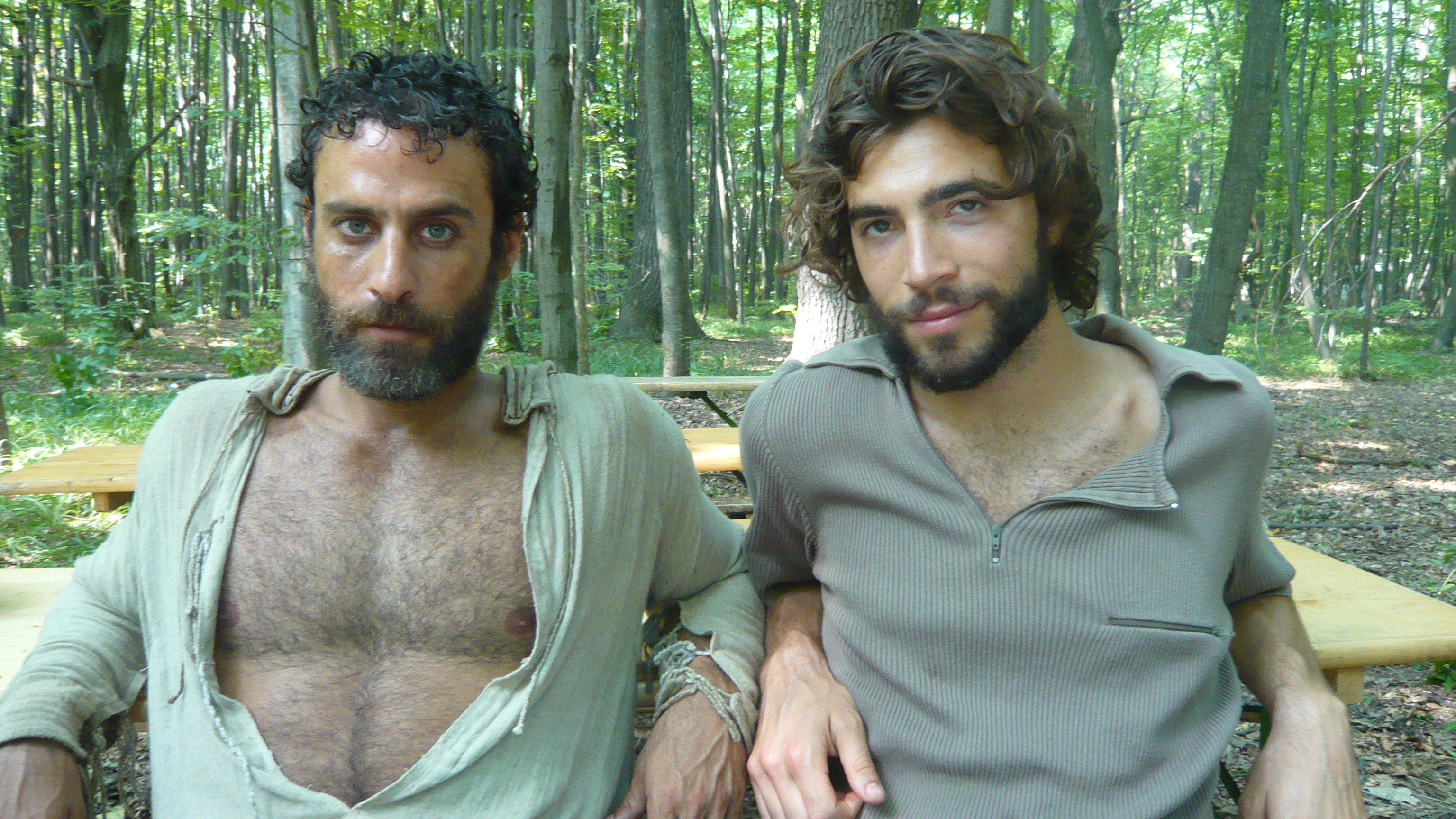 Still of Gian Marco Tavani and Raz Degan in Sword Of War