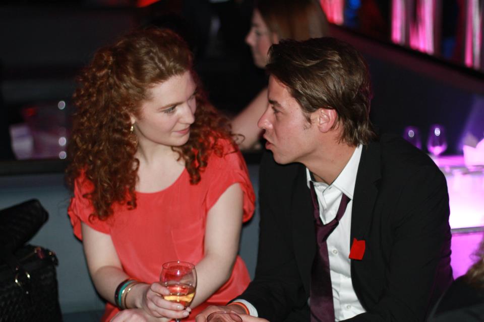 Sarah Levesque and Kristian Hodko at the 2012 Jutra Awards After Party