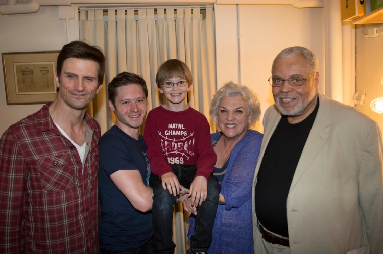 Fred Weller, Bobby Steggert, Grayson Taylor, Tyne Daly, James Earl Jones