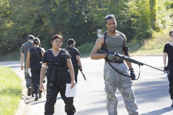 Altorro Prince Black and Louisse Quinto Galia on the set of Second World 3: Blood, Fire and Smoke