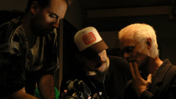 JD directing music video for Michael Des Barres...I'm in the Lone Star hat w/ DP Don Swaynos
