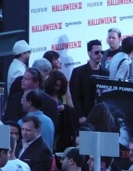 walking the red carpet at Manns Chinese Theater for Rob Zombies Halloween 2