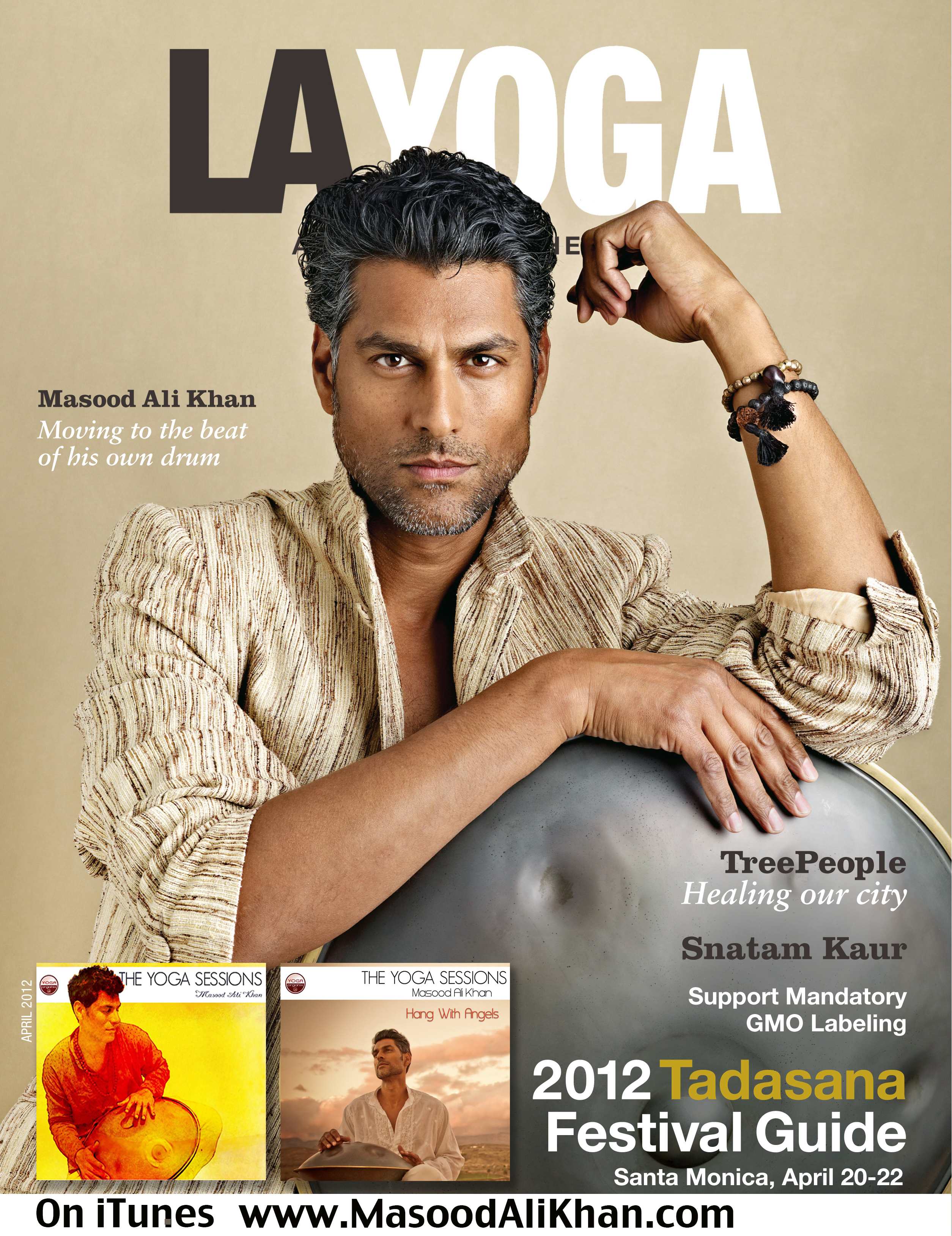 April Issue of LA Yoga Magazine with interview inside.