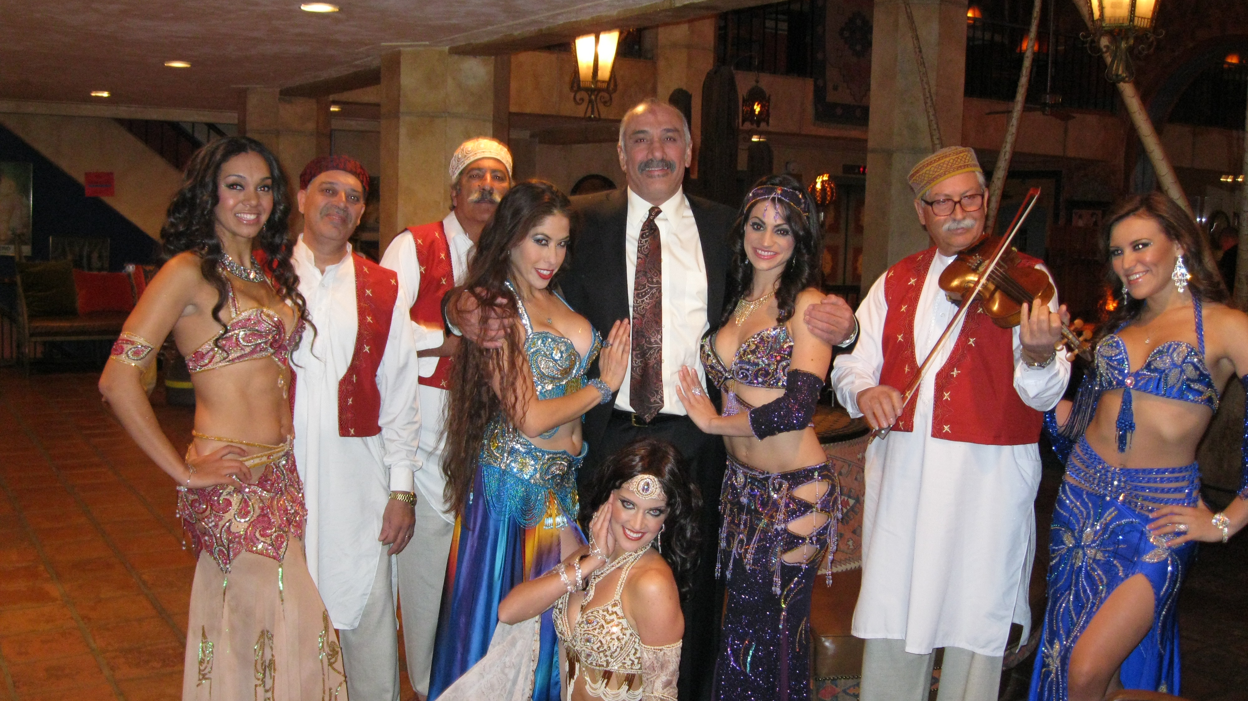 Maz Siam and the belly dancers and orchestra from Chuck versus The Seduction Impossible.
