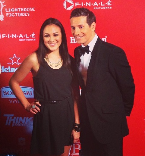 Rick Campanelli and Natalie Goyarzu at Annual RED Carpet Film Party during the VIFF