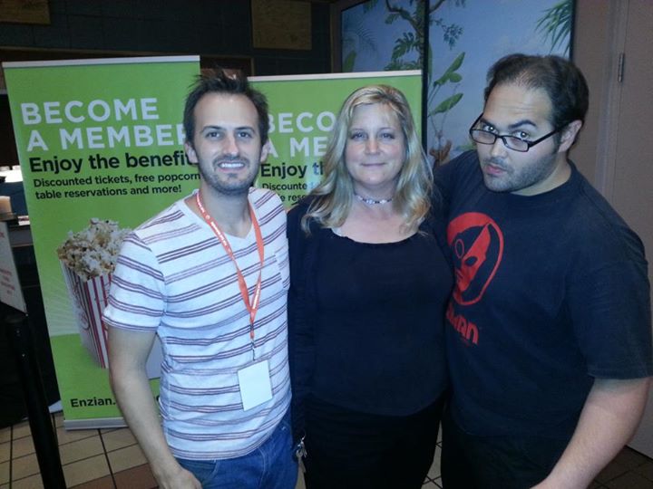 Filmmakers Will Malone, Elizabeth Anne and Jay De Los Santos at the 2013 Brouhaha Film Festival, Maitland, FL